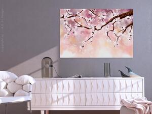 Canvas Tavla - Cherry Blossoms Wide - 60x40