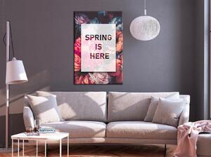 Canvas Tavla - Spring Is Here Vertical - 40x60