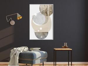 Inramad Poster / Tavla - Bowls Collection - 20x30 Guldram