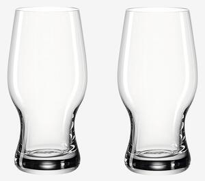 Leonardo - Ölglas 2-pack - Transparent - Ölglas - Från Homeroom