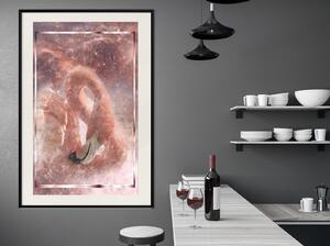 Inramad Poster / Tavla - Stellar Bird - 20x30 Vit ram