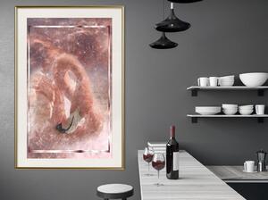 Inramad Poster / Tavla - Stellar Bird - 20x30 Vit ram