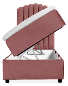 DANVIK/PRIMO 90 Sängpaket Sammet Rosa