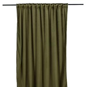 Lavendelvind Grön 2x135x250 cm Sammetsgardin 2-pack
