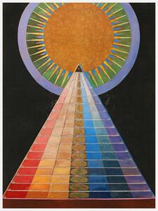 Bildreproduktion Altarpiece No.1 (Rainbow Abstract) - Hilma af Klint, (30 x 40 cm)