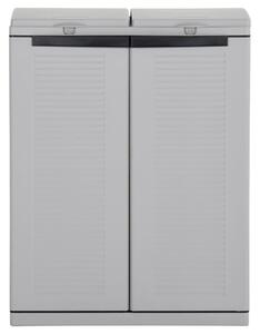 Soptunna Eco Cabinet 68x39x89 cm grå och svart