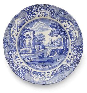 Spode - Blue Italian Tallrik 23cm - Vit,Blå