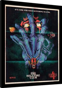 Inramad poster Stranger Things 4 - The Hellfire Club