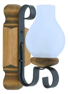 Vägglampa RUSTIC 1xE14/40W/230V bok