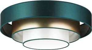 Duolla - LED taklampa LUNETA LED/26W/230V diameter 60 cm 4000K grön/guld