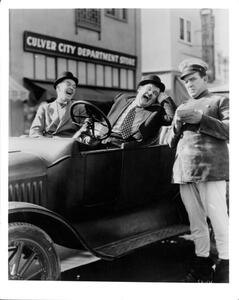 Fotografi Stan Laurel And Oliver Hardy In, Archive Photos