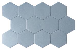 Hexagon Klinker Advant Blå Matt 14x16 cm
