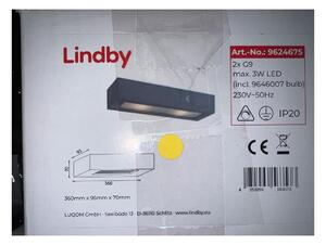 Lindby - Vägglampa NELLIE 2xG9/5W/230V