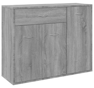 Skänk grå sonoma 88x30x70 cm konstruerat trä