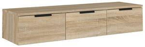 Väggskåp sonoma-ek 102x30x20 cm konstruerat trä