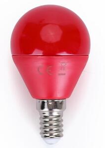LED Glödlampa G45 E14/4W/230V röd- Aigostar