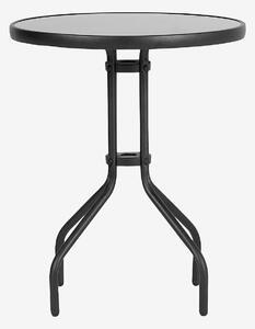 NORDFORM - Cafébord Ø 60 cm - Svart - Matbord utomhus - Från Homeroom