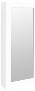 Spegelskåp vit fristående 30x8,5x67 cm