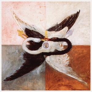 Konsttryck The Swan, Final (Abstract Art) - Hilma af Klint, (40 x 40 cm)