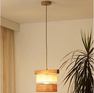 Brilagi - Ljuskrona med textilsladd FOREST 1xE27/15W/230V tall/beige/grädde