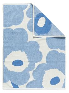Marimekko - Unikko handhandduk 50x70 cm Cream & Sky Blue - Handdukar och badlakan - Maija Isola - Beige