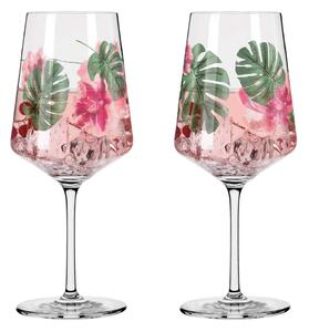 Sommersonett Vinglas 2-p Monstera