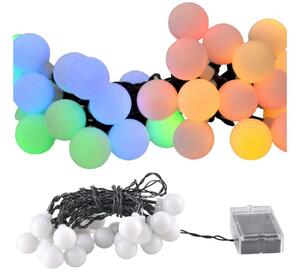 LED RGB Solar kedja PARTY 30xLED/1,2V 3,9 m IP44