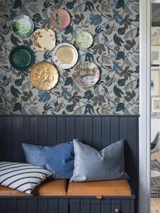 Figs - Blue & Taupe