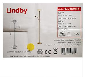 Lindby - Golvlampa JOST 1xE27/10W/230V + 1xE14/5W