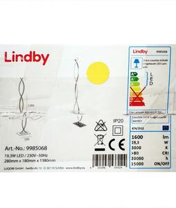 Lindby - LED golvlampa BOBI LED/24W/230V