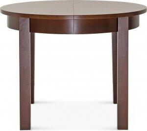 Ellipse matbord 100-190 x 100 cm - Naturlig bok - Ovala & Runda bord, Matbord, Bord