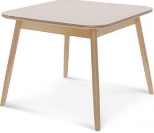 Nino barnmatbord 67 x 67 cm - Naturlig bok - Barnbord och stolar, Barnmöbler