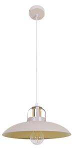 Brilagi - Ljuskrona med textilsladd FLAMENGO 1xE27/60W/230V beige