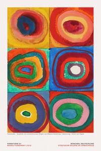 Bildreproduktion Colour Study V.4 (Abstract Vibrant Colourful Circles, 4 of 4) - Wassily Kandinsky