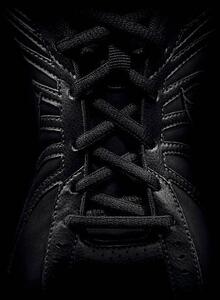 Fotografi Close up of laced sneaker, Chris Bailey