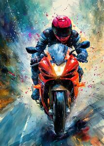 Illustration Sport Motor 1, Justyna Jaszke