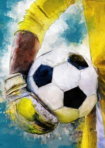 Illustration Football 4 sport art, Justyna Jaszke