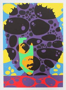 Smart, Larry - Konsttryck Dylan - Liquid Light, 1967, (30 x 40 cm)