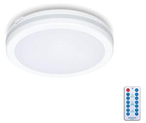 LED taklampa för badrum med sensor LED/12W/230V diameter 20 cm vit + +Fjärrkontrol