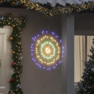 Julbelysning 140 LED flerfärgad 17 cm