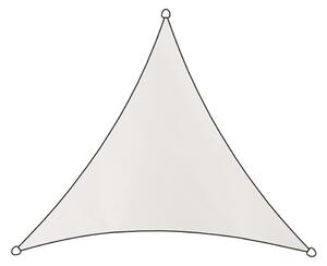 Livin'outdoor Solsegel Como polyester triangel 3,6x3,6 m vit