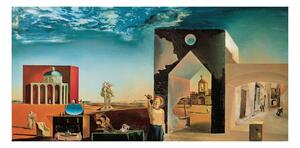 Konsttryck Suburbs of a Paranoiac Critical Town, Salvador Dalí