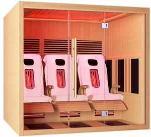 Nordic Relax Sauna 3 personer energisnål bastu med massage lavar