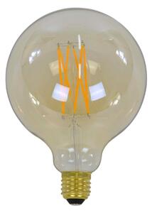 FURBO LED-lampa - b&aumlrnstensf&aumlrgat glas, rund form, E27