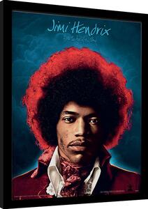 Inramad poster Jimi Hendrix - Both Sides of the Sky