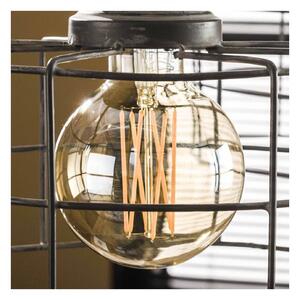 FURBO rund LED-lampa - b&aumlrnstensf&aumlrgad glas