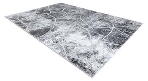 Modern MEFE matta 2783 Marble - structural två nivåer av hudna grå