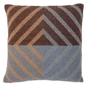 BLOOMINGVILLE Paw Cushion, brun, återvunnen bomull, W: 50 cm, L: 50 cm