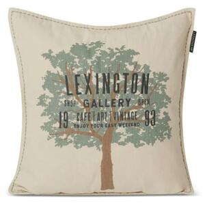 Lexington Tree Logo Linen/Cotton Kuddfodral