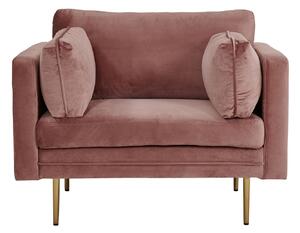 VENTURE DESIGN Bom F&aringt&oumllj, med Armst&oumld - Rosa Polyester och Metall